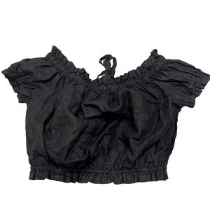 Hansen and Gretel linen black top